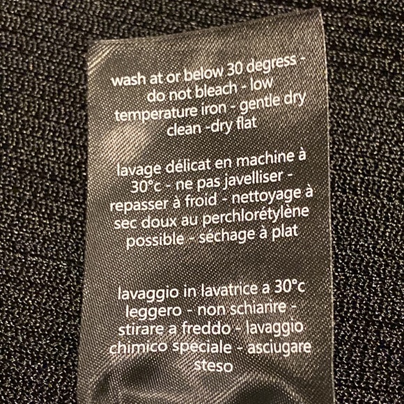 NWT Cecilie Bahnsen Black Cold Shoulder Stretch Ribbed Knit Tie Back Top-Sz XS/S - Picture 12 of 13